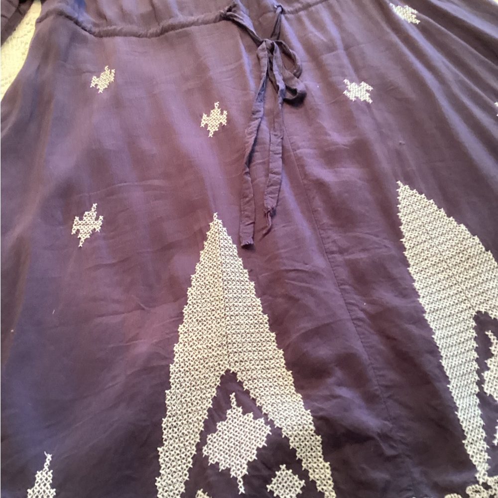 Boho Blue Tunic/Mini with Embroidery - Picture 10 of 11